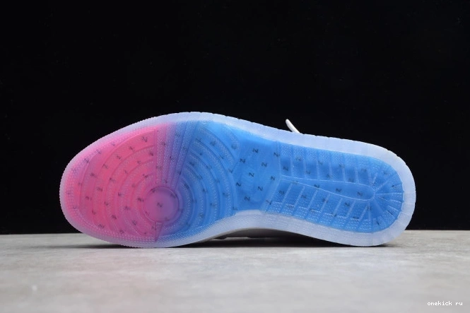 Rep Onekick CK6637-104 Racer Zoom Air Blue 1 White Jordan High Retro 0726